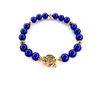 Bracciale Stocco Gioielli Donna in Oro giallo Lapislazzulo BLO01 - BLO01